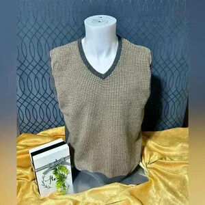 Mens Lyle and Scott Scotland 100% Combed Cotton Vest Large Gray